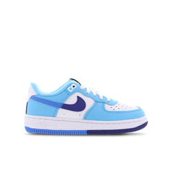 Pre School Shoes - Nike Air Force 1 Low - White-Lt Photo Blue-Deep Royal