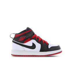 Vorschule Schuhe - Jordan 1 Mid - White-Gym Red-Black