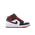 Jordan 1 Mid - Vorschule Schuhe White-Gym Red-Black