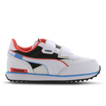 White-Black-Hot Coral