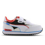 White-Black-Hot Coral
