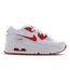 Nike Air Max 90 - Maternelle Chaussures White-Hyper Red-Black
