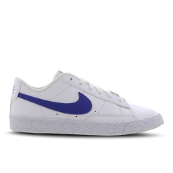 Pre School Shoes - Nike Blazer Low - White-Astronomy Blue