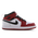 Jordan 1 Mid - Pre School Shoes White-Gym Red-Black