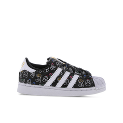 Vorschule Schuhe - adidas Superstar - Core Black-White-Crew Yellow