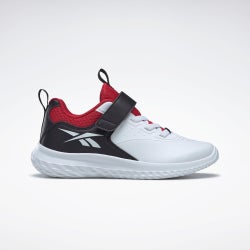 Pre School Shoes - Reebok Rush Runner 4 - Cloud White-Core Black-Vector Red