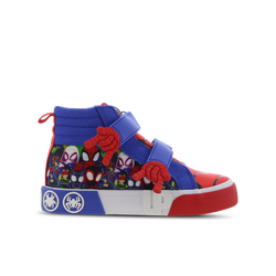 Scuola materna Scarpe - GROUND UP Spidey Amazing Friends High Top - Red-Blue