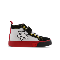 Pre escolar Zapatillas - GROUND UP Mickey High Top Velcro - Black-White