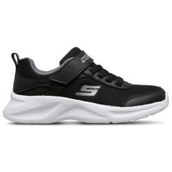 Vorschule Schuhe - Skechers Dynamatic - Black Textile-Synthetic-Charcoal Trim