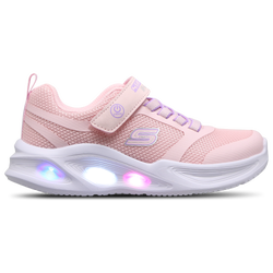 Vorschule Schuhe - Skechers Sola Glow - Light Pink-Trim