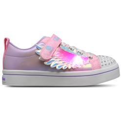 Vorschule Schuhe - Skechers Twi-lites 2.0 - Pink Synthetic-Multi Trim