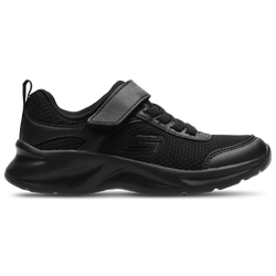 Pre School Shoes - Skechers Dynamatic - Black Textile-Synthetic