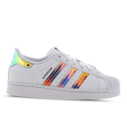 Pre School Shoes - adidas Superstar Irridescent - White-White-Black