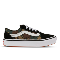 Pre School Shoes - Vans Comfycush Old Skool - Woodland Camo Black-True White