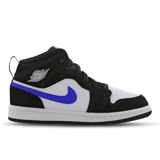 Air Jordan 1 Mid Jordan Blanc/bleu/noir 35 Unisex - 640734-084