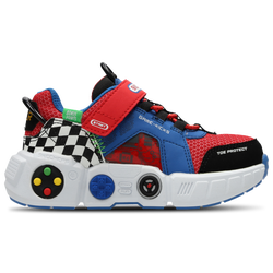 Pre School Shoes - Skechers Game Kicks - Blue-Red