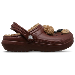 Pre School Shoes - Crocs Classic Lined Clog - Dark Clay-Dark Clay