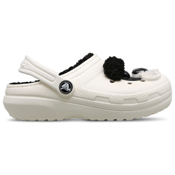 Pre escolar Zapatillas - Crocs Classic Lined Clog - Chalk-Black