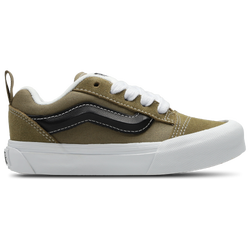 Pre School Shoes - Vans Knu Skool - Olive-Black