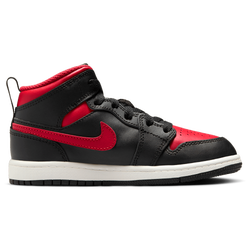 voorschools Schoenen - Jordan Aj1 Mid - Black-Varsity Red-Varsity Red