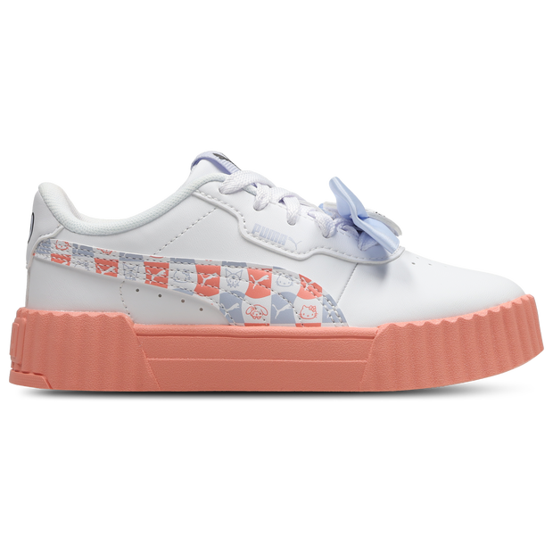 Puma Hello Kitty Toddler Trainers - White - Size 2 - Leather