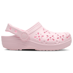 voorschools Schoenen - Crocs Classic Floral Cut Out Clog - Pink Milk-Pink Milk