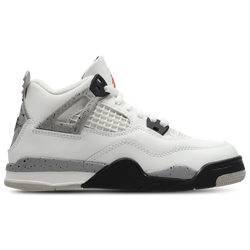 Vorschule Schuhe - Jordan Retro 4 - Summit White-Fire Red-Tech Gre