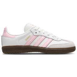 Vorschule Schuhe - adidas Samba OG - White-Clear Pink-Gum5