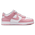 Nike Dunk Low - Pre School Shoes White-Med Soft Pink-White