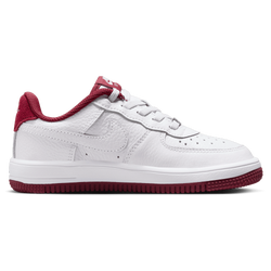 Pre School Shoes - Nike Force 1 Low Lv8 Easyon - White-Team Red