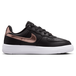 Pre School Shoes - Nike Force 1 Low Easyon - Black-White