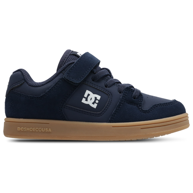 DC Shoes Manteca 4 V - Sneakers Bébé - Bleu - Pointure 32 - Cuir - ADBS300378-411
