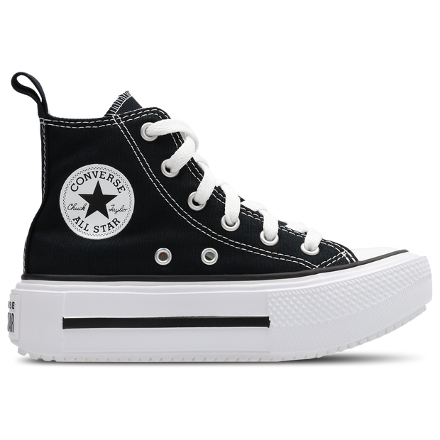 Chuck Taylor All Star Lift Double Stack Platform Shine Black, White - A15868C
