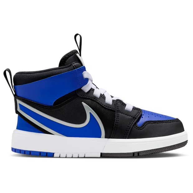 Jordan 1 Mid Unisex Shoes - Black - Size: 13.5 - Mesh/Synthetic - Foot Locker - FQ1282-014