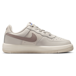 Pre School Shoes - Nike Force 1 Low Lv8 - Light Orewood Brown-Burgundy Crush
