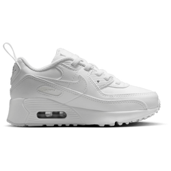 Pre School Shoes - Nike Air Max 90 - White-Metallic Silver