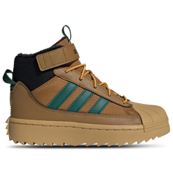 Vorschule Schuhe - adidas Superstar Winter Trek - Bronze Strata-Collegiate Green