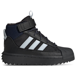 Vorschule Schuhe - adidas Superstar Winter Trek - Core Black-Halo Blue