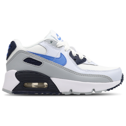 Vorschule Schuhe - Nike Air Max 90 - White-Blue Crystal-Midnight Na