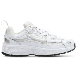 Pre School Shoes - Nike P-6000 - White-White-Silver