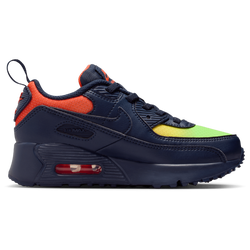 Pre School Shoes - Nike Air Max 90 Easyon - Lemon Venom-Hyper Crimson
