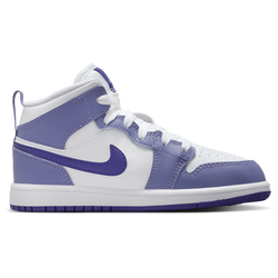 Vorschule Schuhe - Jordan Aj1 Mid - Dusty Amethyst-White