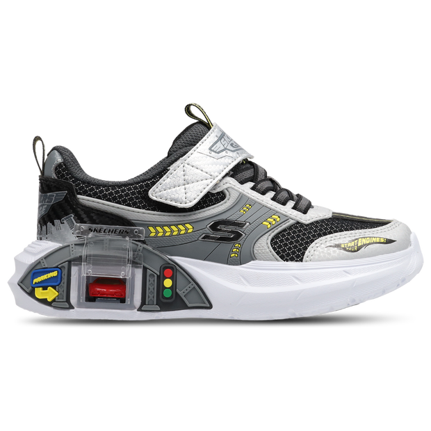 Skechers Garage - Sneakers Bébé - Gris - Pointure 32 - Plastique