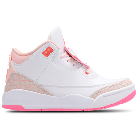 Aj3 Retro "Spring Flowers" - Pre School - Pearl Pink / Hyper Orange