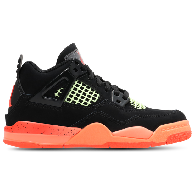 Jordan Retro 4 Kinder Sneaker - Schwarz - Größe 28 - Leder