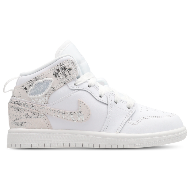 Jordan Aj1 Mid Kinder Sneaker - Weiß - Größe 28 - Leder 316479725604110