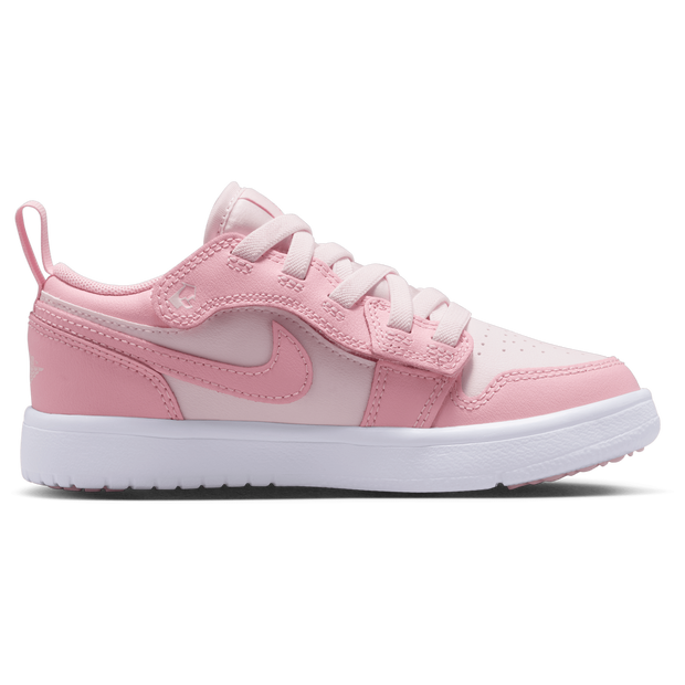 Jordan 1 Low Toddler Trainers - Red - Size 12 - Mesh/Synthetic