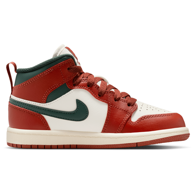 Jordan 1 Mid Peuterschoenen wit