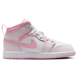Pre School Shoes - Jordan 1 Mid - Pearl Pink-White