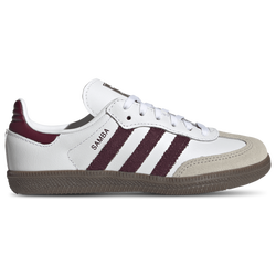 Pre escolar Zapatillas - adidas Samba OG - White-Maroon-Gum5